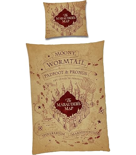 Set Biancheria Letto Harry Potter - Copripiumino 140x200cm + Federa 65x65cm - 100% Cotone - Foto 12