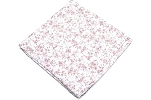 CARREDANA Muselina bebé 100% algodón 120x120 -Manta bebé-Arrullo para bebé-Toallas Infantiles para Proteger a los más pequeños de la casa.Multiusos.Personalizado bordadoroteger (Ramas Rosas)