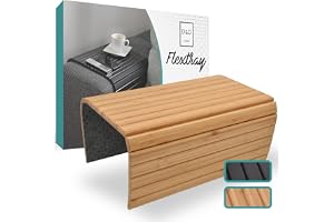 D&D Living® Soffbricka – flexibel soffhylla för armstöd av naturligt trä