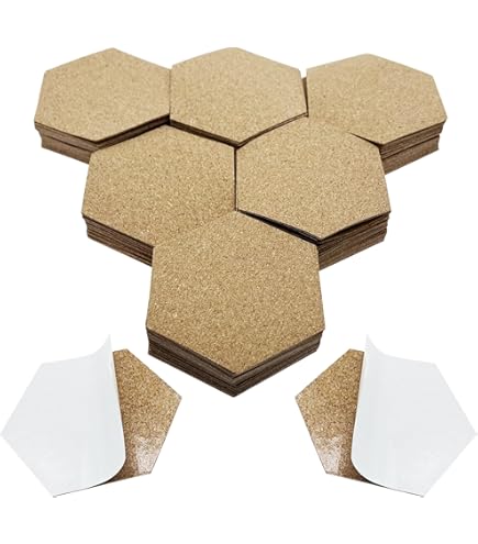 BENECREAT Lot De 1400 Cercles Adhésifs Ronds En Liège Pour