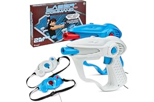 Relsy Laser Tag Set 2 Player Kids Toys - Safe Infrared Laser Tag Game For Kids - 2 x Toy Guns & Target Vests - Toys For Boys & Girls - Laser Command