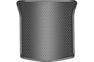 ‎ELMASLINE ELMASLINE 3D Gummi Kofferraumwanne für VW Sharan II Van 5-Türer 2010-2022 | Zubehör Kofferraummatte Kofferraumabdeckung