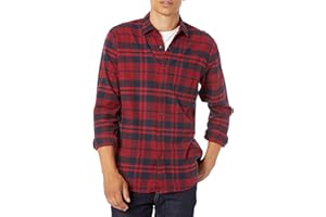 Amazon Essentials Camicia in Flanella a Maniche Lunghe - Colori Fuori Produzione Uomo