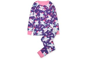 Hatley Girl'S Organic Cotton Long Sleeve Printed Pyjama Sets Conjuntos de Pijama para Niñas