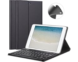 iPad Mini 1/2/3 Keyboard Case - GOOJODOQ 7.9" [Upgrade] Soft TPU Back Stand Cover with Magnetically Detachable Wireless Bluet