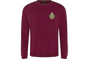 HiViz Kings Royal Engineers British Army Embroidered Sweatshirt –Military Style Pullover Official Licensed