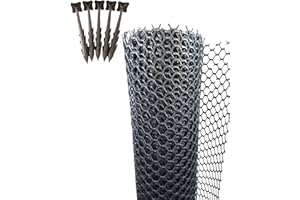 EraGreen Rejilla de protección de césped de 1,3 m de ancho x 25 m de largo, 25 gratis, estable y transitable, rejilla de césped para jardín, entrada, caño de pollo y terraplén, compatible con robot