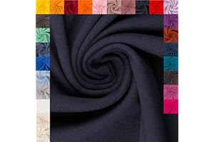 GENERISCH hegehof Swafing Heike Bündchenstoff Schlauchware Coupon (dunkelblau, 0,5m) (597)