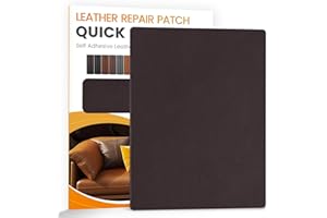 YAFLC kunstleder selbstklebend Dunkelbraun, 21 x 28cm leder patch selbstklebend, kunstleder reparaturset für couch Autositz Sofa Möbel Leder Reparatur Jacken und Renovierung