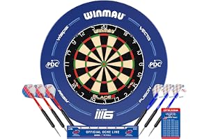WINMAU Blade 6 Professional Bristle Dartboard – Official Tournament Specifikation