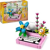 LEGO Creator 3-in-1 Typewriter with Flowers 31169 | Toys for 8+ Year Old Girls, Transformable into Musical Keyboard Keytar or