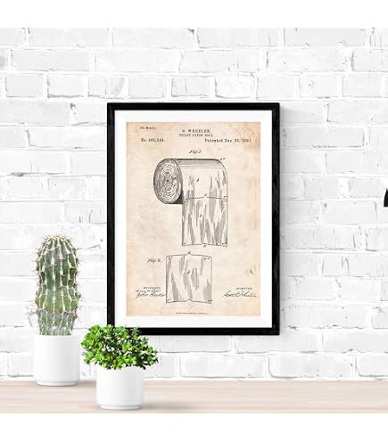 Nacnic Patent Poster „Abfall-LKW“ – A3 (29,7x42cm), Vintage-Design | Wanddekoration Für Büro, Wohnzimmer