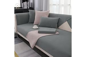 GRUYWC Chenille Sofabezug, Rutschfester Couch üBerzug, Hund Katze Sofaschoner, 1/2/3/4 Sitzer Sofa üBerwurf, füR U Form/L Form Sektionssofa