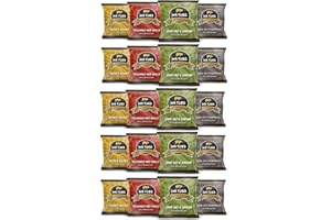 MR TUBS PORK CRACKLING Mr Tubs Premium Double Hand Cooked Pork Crackling - Mixed Flavour Pack Foil Snack Bags (20 Pack) - Gourmet Pork Rind Crackling, Not Scratchings