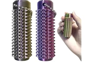 Ntwdby 2 Pieces Little Ouchies Pain Fidget, Spiky Grippie Stim, Sensory Toy for Adults, Pocket Mini Fidget Toy, Pain Stim Fidget, ADHD Toy for Stress Relief, Focus, Anxiety Relief (B)