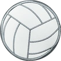 Toppa Termoadesiva Pallavolo - Ricamata, Per Stiratura O Cucito, 9x9cm - Foto 13