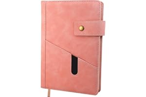 HoyunLL A5 Notebook Journal - Hardcover Executive Notebooks with Premium Thick Paper, College Lined Journal, 8.3"×5.8",360 Page, Perfect for Office Home School Business Writing & Note Taking (Pink)