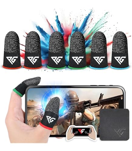 8 Pezzi Polpastrelli Da Gaming - Anti Sudore Per Touchscreen, Con Custodia In Acciaio - Foto 7