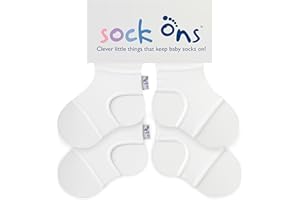 Sock Ons - Baby Sock Holders - 2 Pack - Amazing Value Pack - Keep Baby Socks Oon