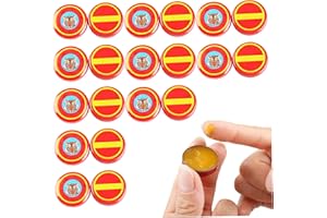 Wedhapy 20 bálsamos de Tigre 0.35 oz portátiles Ligeros aceites Esenciales Chinos relajantes refrescan el Dolor de Cabeza los mareos y los músculos. Bálsamo de Tigre Rojo.