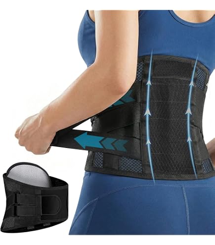 Ceinture Lombaire Avec Coussin De Soutien Ajustable Respirante - Soulagement Sciatique Hernie Discale Scoliose Homme Femme
