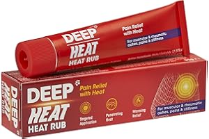 Deep Heat Heat Rub, For Muscular & Rheumatic Aches, Pain and Stiffness, 35g (Pack of 1)