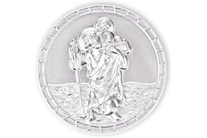 Fritz Cox Sankt Christophorus modern, mit schlichtem Mosaik-Rand