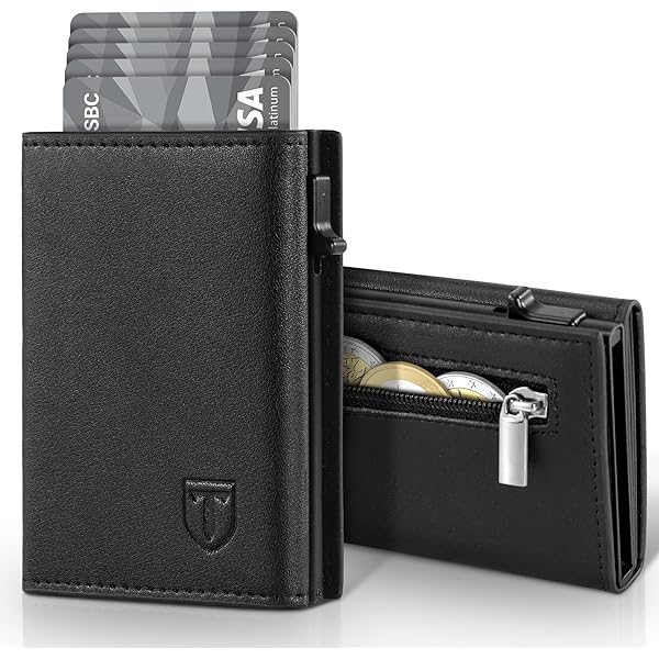 Portafoglio Uomo Slim RFID - Portacarte Compatto Con Blocco Antifurto - Foto 11