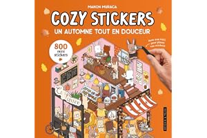 Cozy stickers - Un automne tout en douceur: Avec 800 mini stickers et une pince pour placer vos stickers