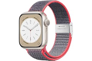 Netolo Solo Loop Pasek kompatybilny z Apple Watch 44 mm, 42 mm, 40 mm, 38 mm, 41 mm, 45 mm, 49 mm, rozciągliwy nylonowy materiał, sportowy pasek kompatybilny z iWatch SE, Series 8, 7, 6, 5, 4, 3, 2,