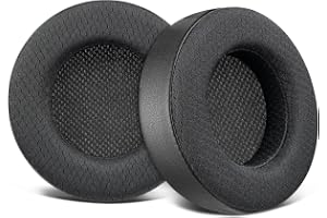 SOULWIT Meshtyg ersättning Öronkuddar för Corsair Virtuoso RGB Wireless XT SE gaminghörlurar, earpads Öronkudde kuddar med hö