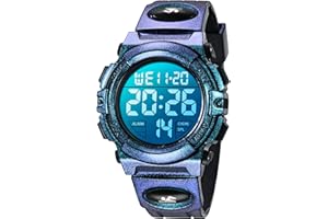 BEN NEVIS Reloj Digital para Niños para Deportes al Aire Libre Multifunción Resistente al Agua Reloj Digital con Alarma LED y Fecha de Calendario para Niños de 6 a 15 Años