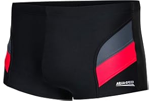 Aqua Speed Uomo Costume da Bagno Corto Elastico Stretto Boxershorts | Calzoncini da Bagno | S-XXXL | UV-Protection