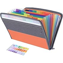 Organizer Espandibile A Fisarmonica | 13 Tasche Per Documenti A4 | Per Ufficio, Scuola, Casa - Foto 7