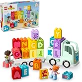LEGO DUPLO Kasabası Alfabe Kamyonu Oyuncağı 10421-2 Yaş ve &Uuml;zeri &Ccedil;ocuklar i&ccedil;in Eğitici Oyuncak Yapım Seti, Doğum G&uuml;n&uuml; Hediyes