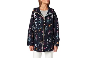 Joules Women's Shoreside Print Rain Jacket