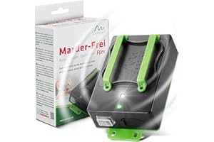 ‎GARDIGO Gardigo® Marderschreck Batteriebetrieben | Marderschutz für Auto und Haus | 12-24 kHz | Batterietausch ohne Ausbau | Ultraschall Marderabwehr für Motorraum, Dachboden, Haus | Marder vertreiben