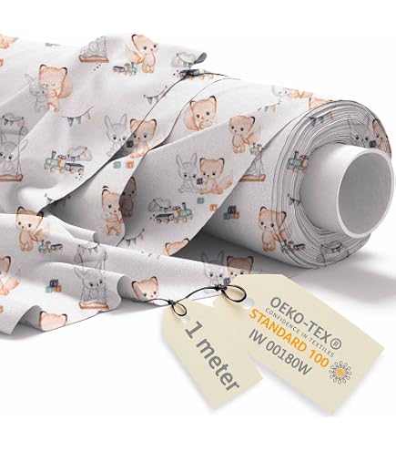 Tissu Gaufré Coton VmG-Store - Lot De 3 Pièces 0.5x1.5m | 100% Coton Standard 100
