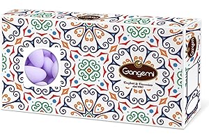 Gangemi Confetti - 500g Dragées Chocolat noir de haute qualité - Classique cadeau italien de mariage bapteme etc. - (env. 120) Lilas
