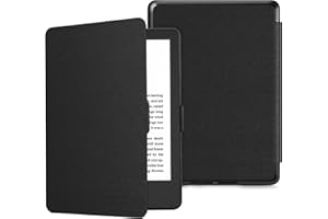 Fintie Etui na 6" Kindle (11. Generacji) - 2024/2022, Lekkie Etui Ochronne z Funkcją Automatycznego Uśpienia/Wybudzenia na 6-Calowy Kindle Basic 2024, Czarny