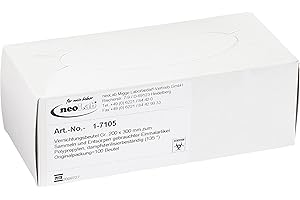 neoLab 1-7105 Entsorgungsbeutel, PP, autoklavierbar, 30 cm x 20 cm (100-er Pack)