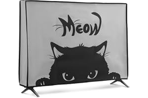 kwmobile Protezione Compatibile con 49-50" TV - Cover Proteggi-Schermo PC e TV da Interno - Custodia Protettiva Anti-Polvere - grigio/nero