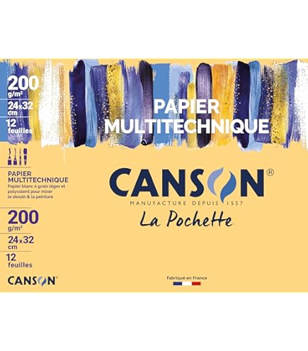 Pochette Canson Couleurs Vives Canson Pochette 12 Feuilles Dessin