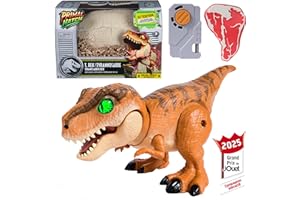 Primal Hatch Jurassic World Dino Eclosion Secrète - Oeuf De Dinosaure À Faire Éclore - Apprivoisez Et Interagissez avec Lui - 2 Accessoires Inclus - 100 Sons & Réactions - Jouet Enfant 5 Ans Et +