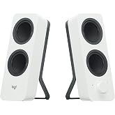 Logitech Z207 Bluetooth Bilgisayar Hoparl&ouml;r&uuml;, 20 İnce ve Hafif Tasarım, Beyaz