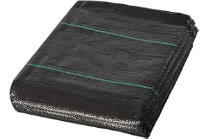 Bâche Protection Sol et Jardin (2m x 10m) GROUNDMASTER™ - Toile Géotextile Anti Mauvaises Herbes Anti UV Robuste Perméable
