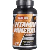 Hardline Nutrition Vitamin Mineral, 120 Tablets 1 Pack (1 x 1 Piece)