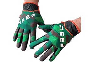 F33L SR3 Diamond Sim Racing Gloves - Camo Green & Camo Snow