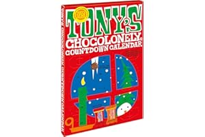 Tony's Chocolonely Smaller Advent Calendar - Christmas Countdown, 24 Milk Chocolate & Milk Caramel Sea Salt Tiny Tony's, Vegetarian, Belgian Fairtrade Chocolate, 216g