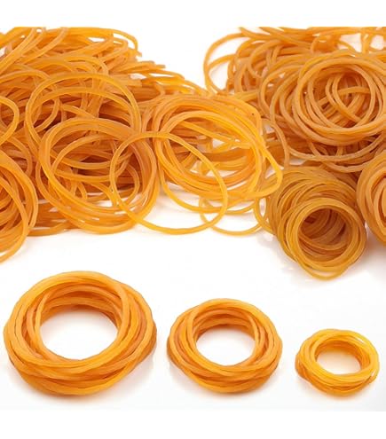 100 élastiques En Caoutchouc Naturel – 60 Mm X 3 Mm, Réutilisables, Pour Bureau, Bricolage, Rangement